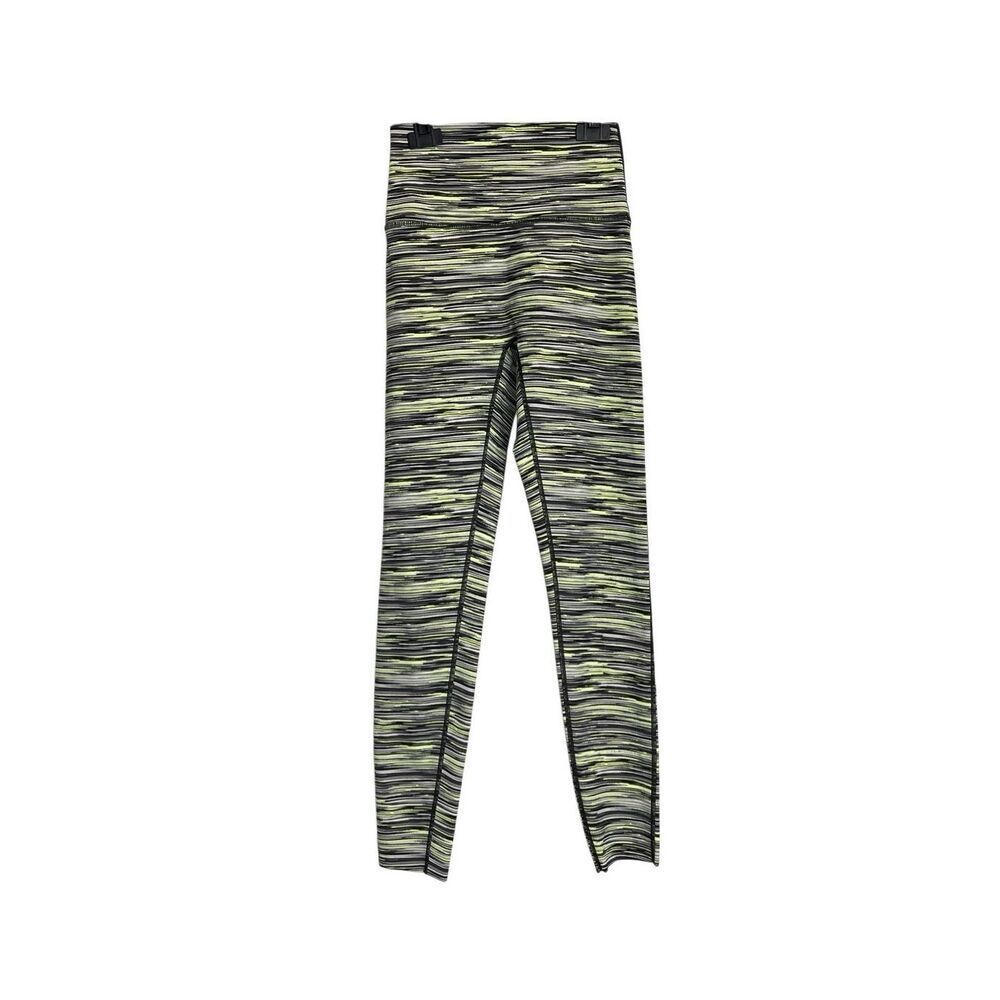 Aerie Leggings Womens Size Small Yellow Gray Chill Play Move Leggings Space Dye